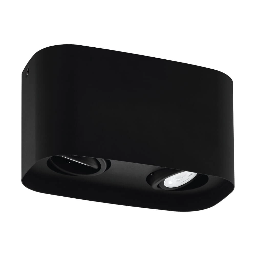 Opbouwspot Zigbee Caminales-Z 2-lichts zwart