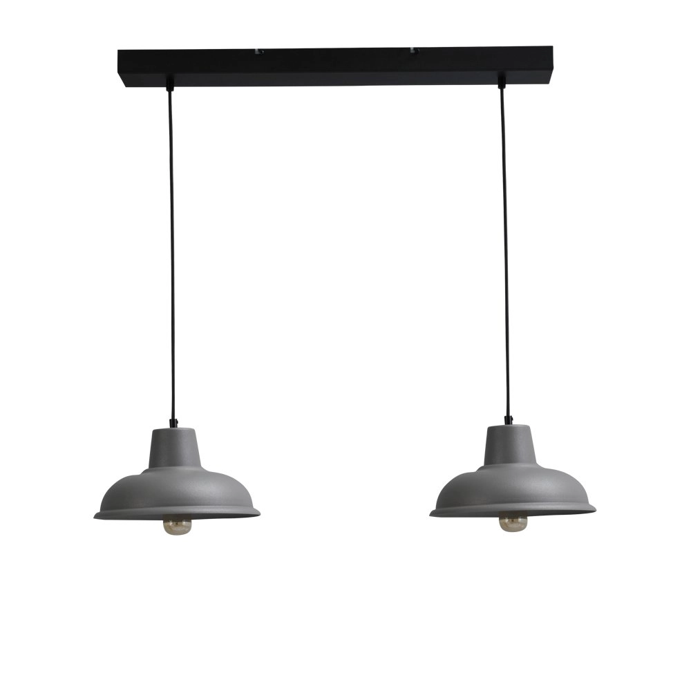 Eetkamerlamp Di panna Industria 2x26 Retro