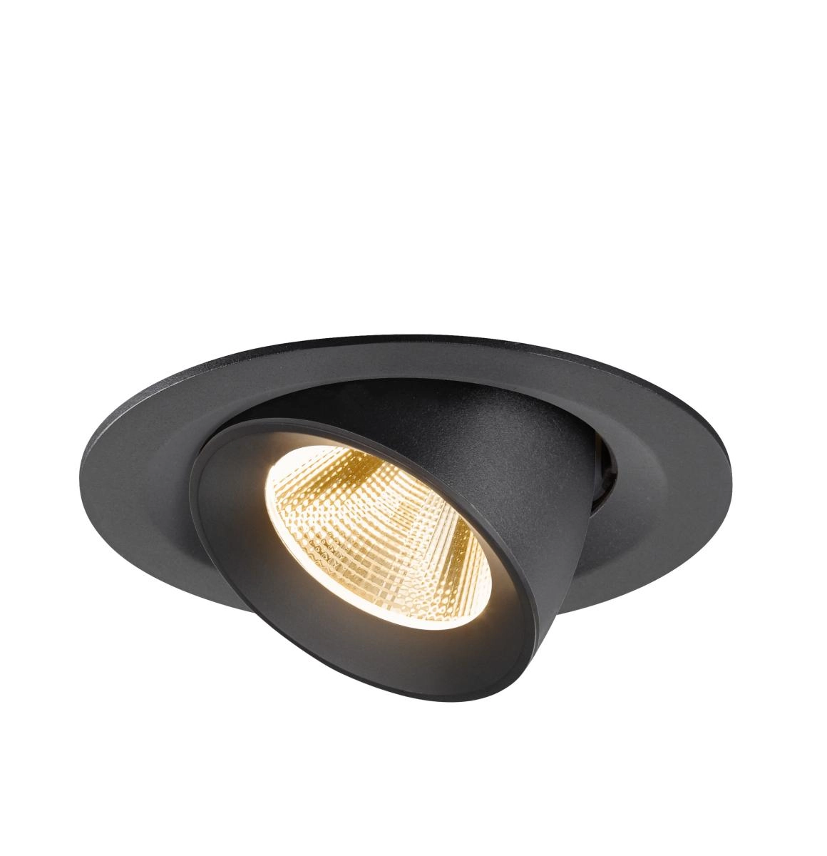Inbouwspot Numinos Gimble M zwart 2700K - 20gr SLV 4024163312134