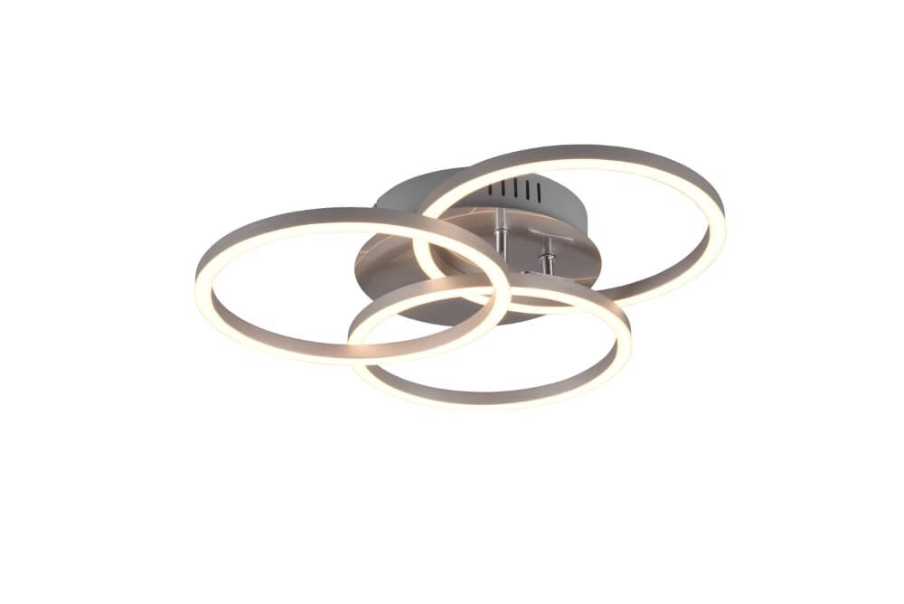 Plafonnière Circle 3-rings RVS Trio 4017807500639
