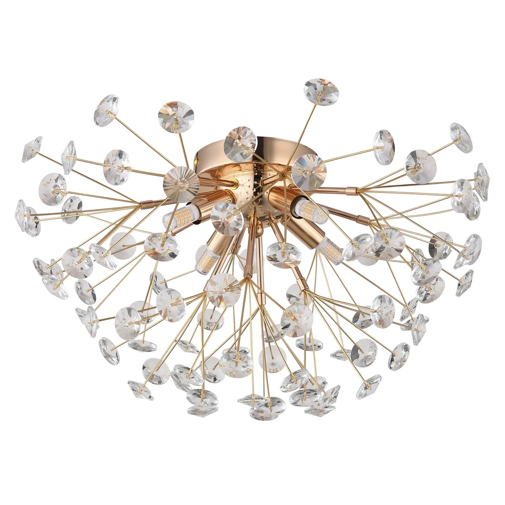 Plafondlamp Katrina goud Ø 45cm Globo 9007371481316