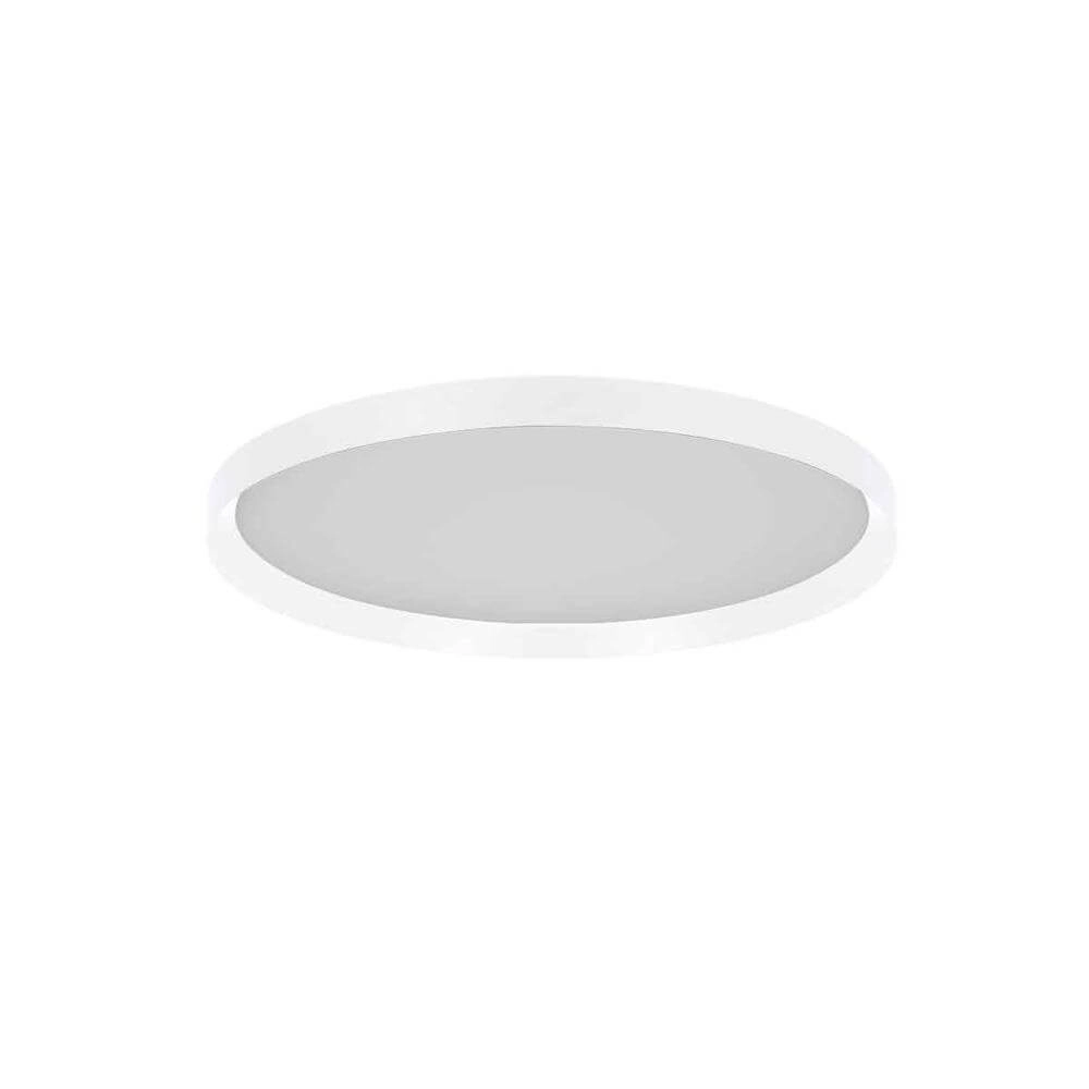 Strakke plafondlamp Flady wit Ø 40cm Steinhauer 8712746177350