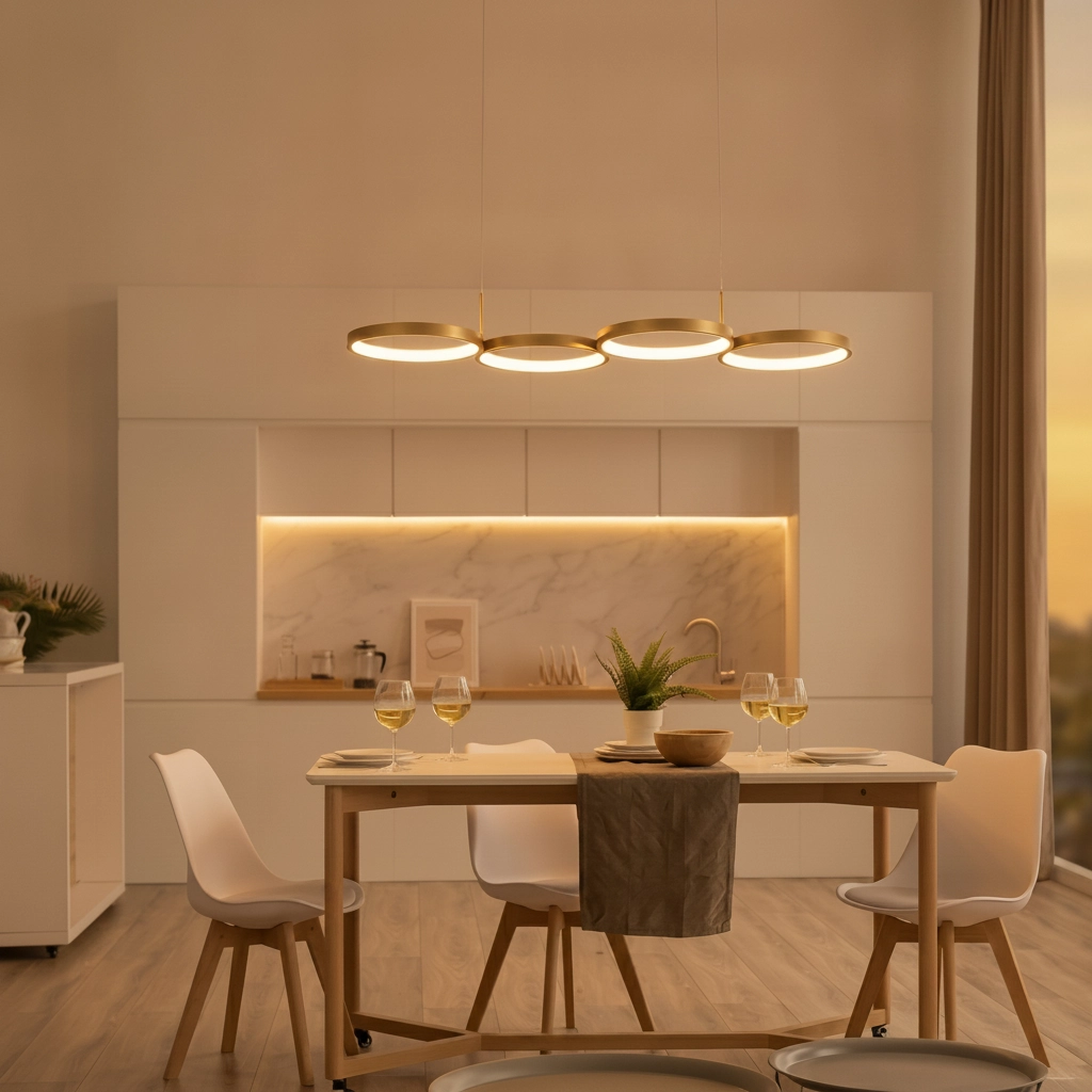 Moderne hanglamp Magnus goud 84cm