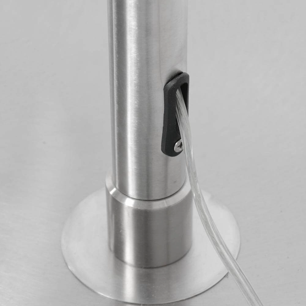 Booglamp Sparkled Light metaal met witte kap Steinhauer 8712746173116