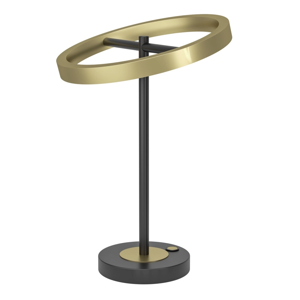 Design tafellamp Brest zwart met goud