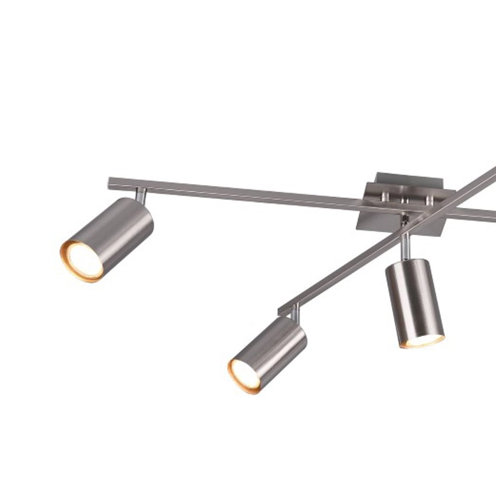 Plafondlamp Marley 5-lichts nikkel mat Trio 4017807411638