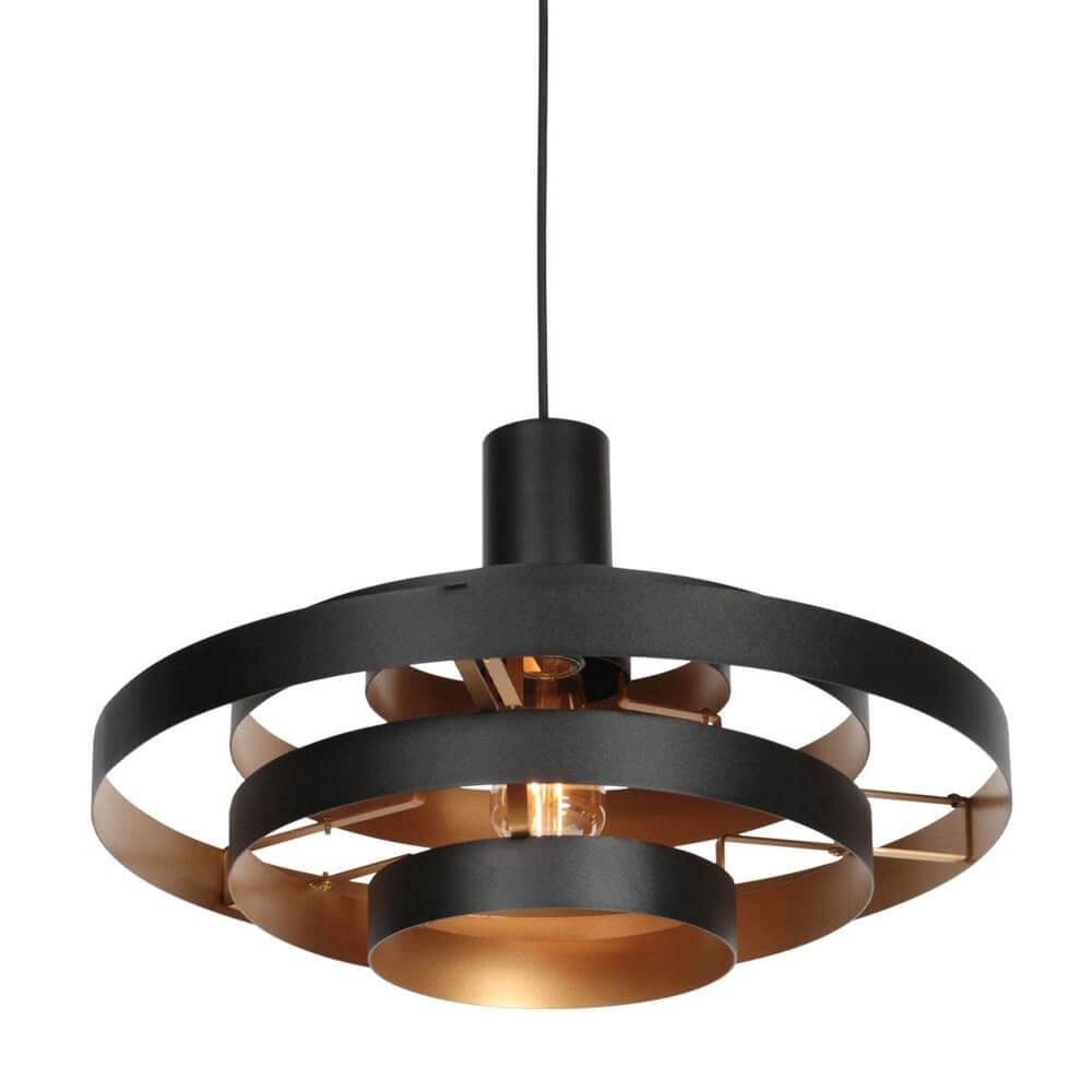 Design hanglamp Halo Cirque zwart Ø 50cm