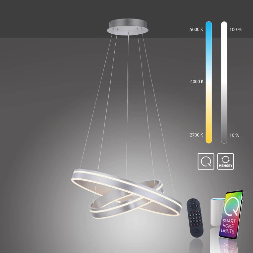 Hanglamp Q-Vito Ø 59cm metaal Paul Neuhaus 4012248351482