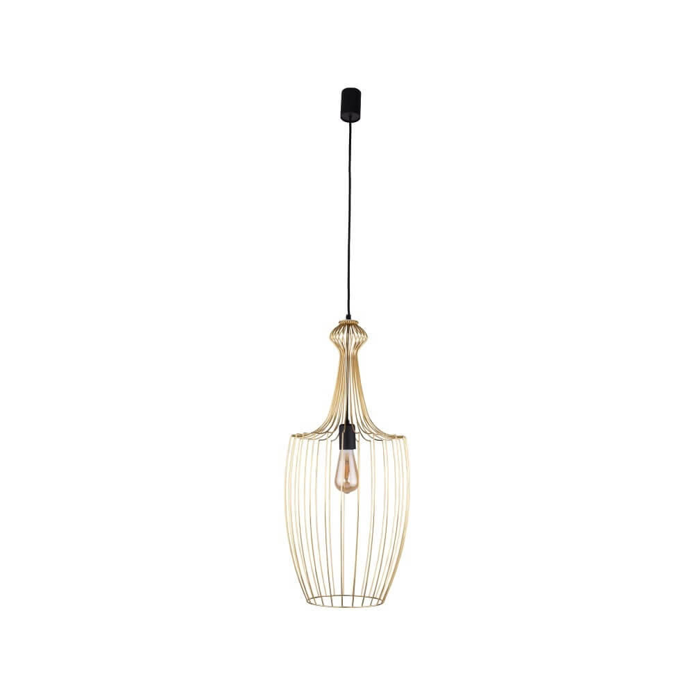 Gouden draadlamp Luksor Ø 32cm Lyora 5903139885096