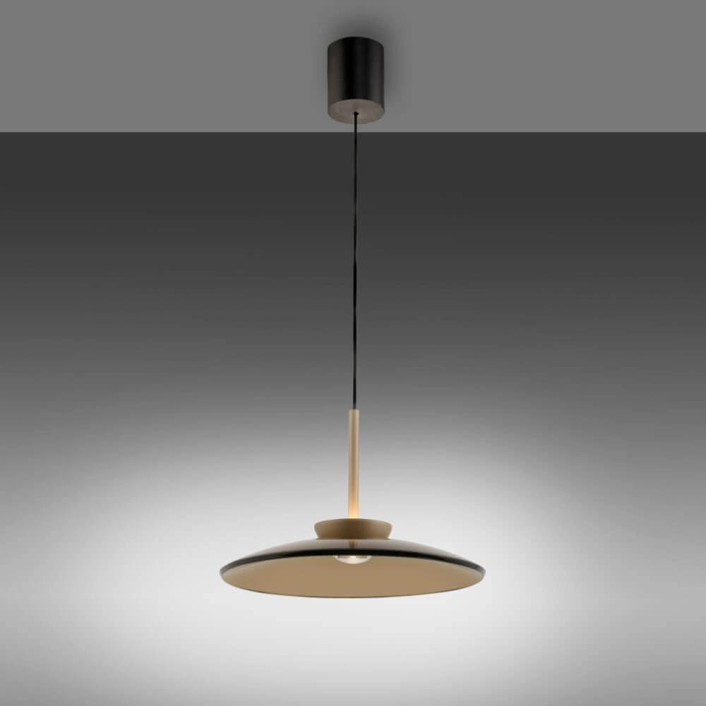 1-lichts hanglamp Pure E-Moon brons Paul Neuhaus 4012248382769