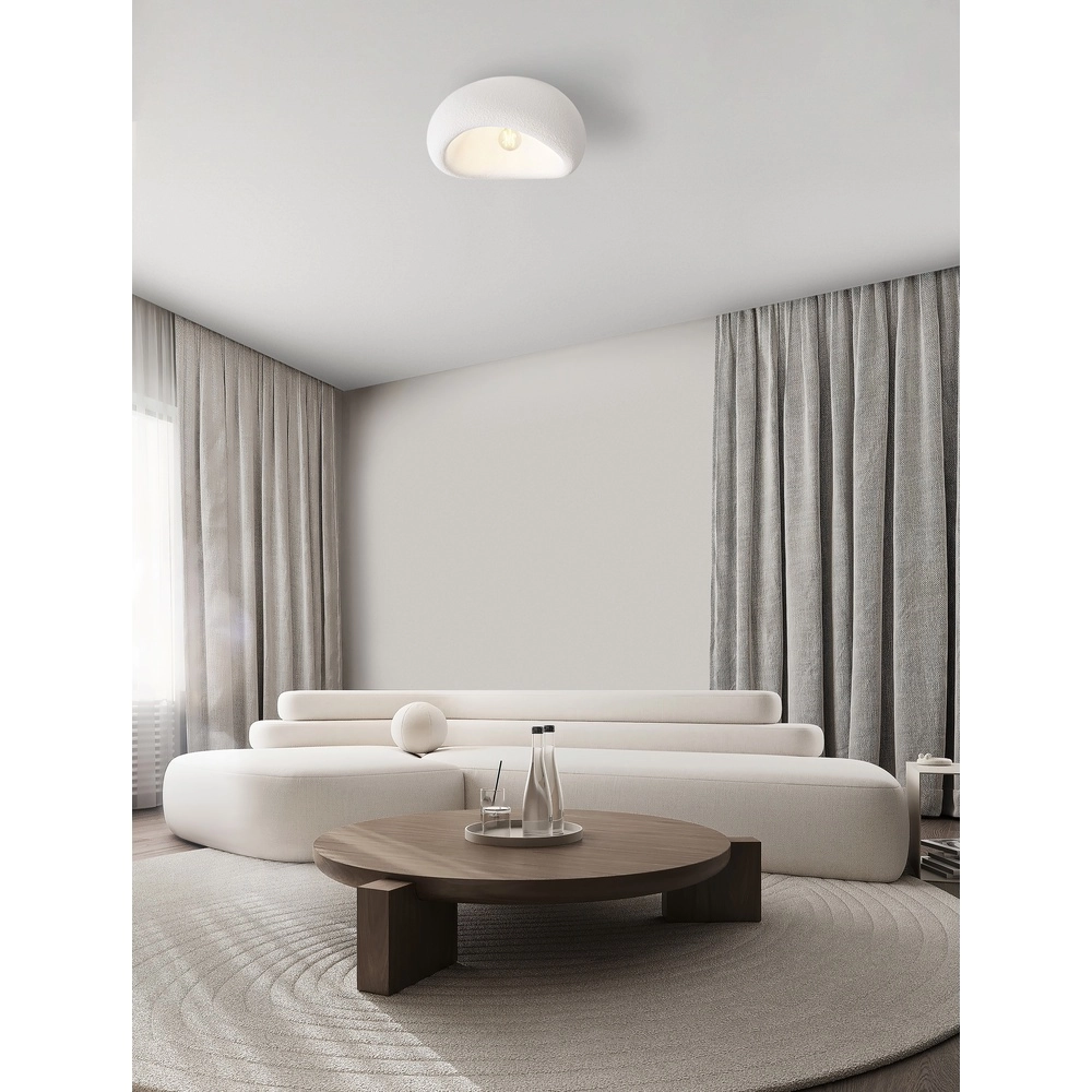 Natuurlijke plafondlamp Aere wit 40cm Lyora 5212017460806