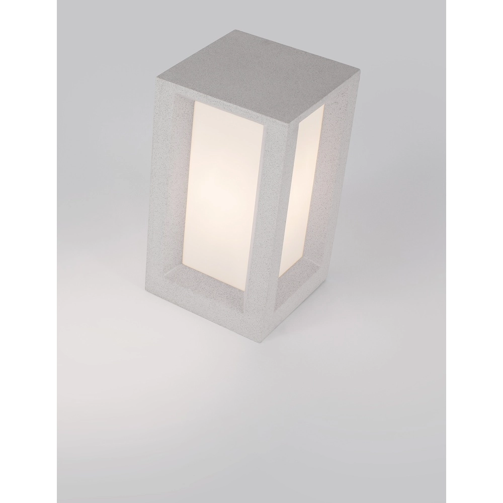 Vierkante tuinlamp Castro wit Lyora 5212017426918