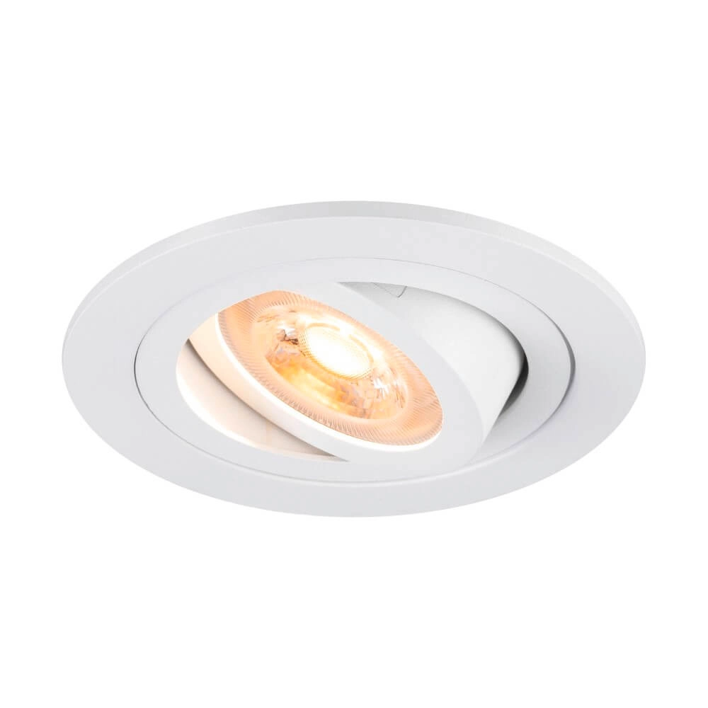 Inbouwspot New Tria 75 rond - wit - GU10