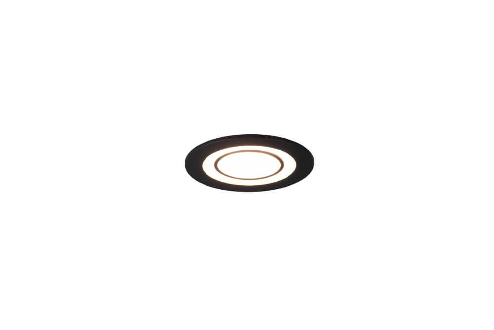 Inbouwverlichting Core 8,2cm zwart Trio 4017807504132