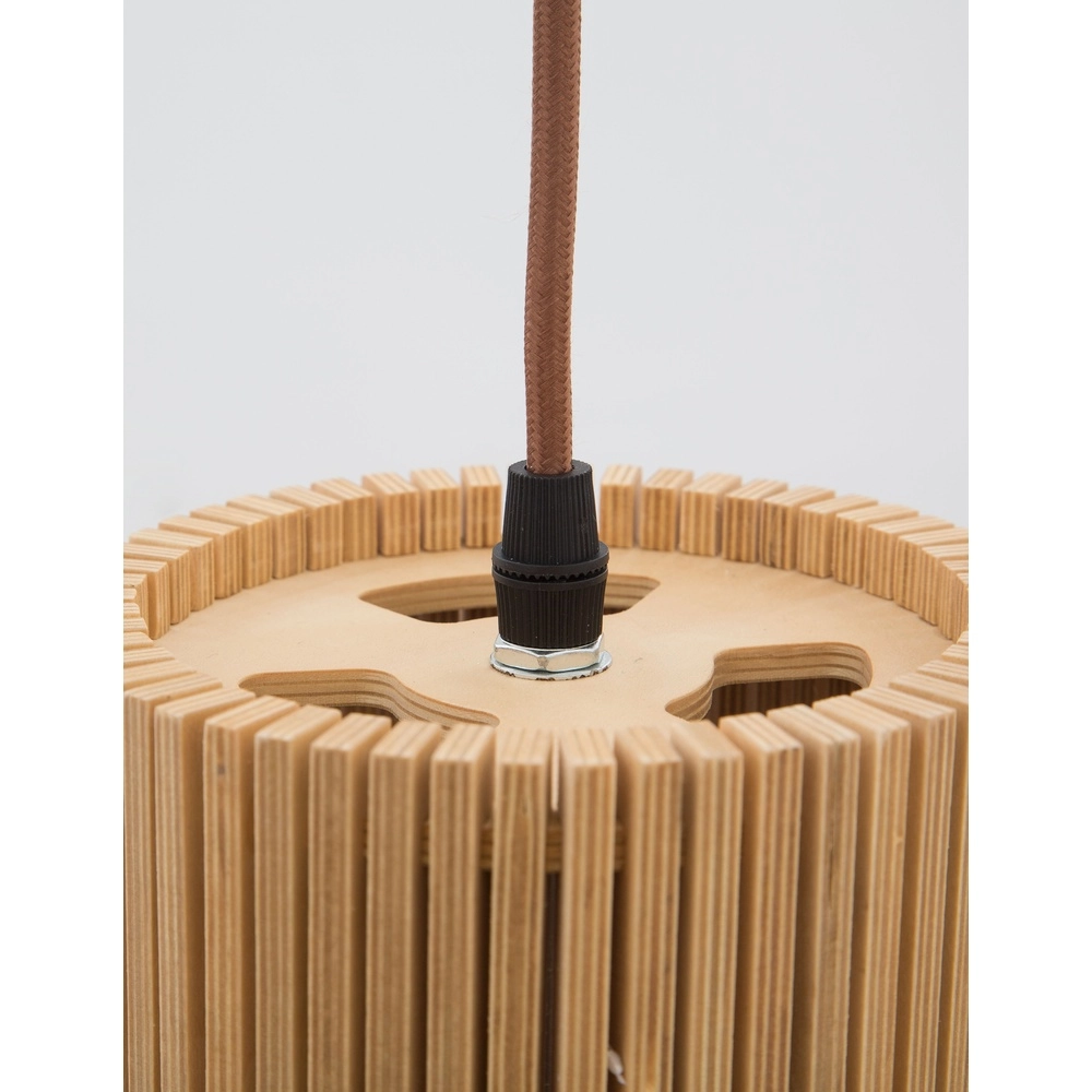 Moderne hanglamp Soho hout Ø 38cm Lyora 5212017424938