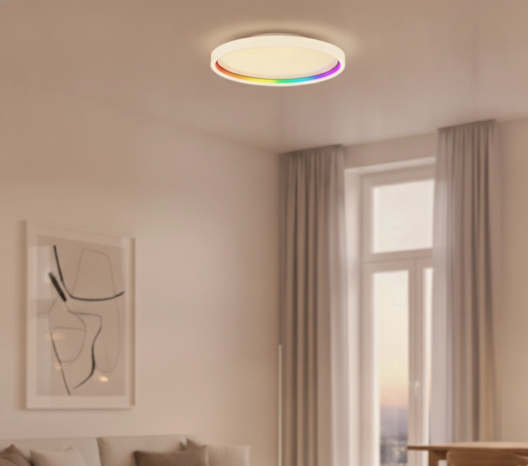 Plafonniere Chet Ø 39,3cm met RGB functie