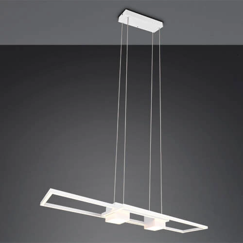 Led hanglamp kantoor Albany wit Trio 4017807610338
