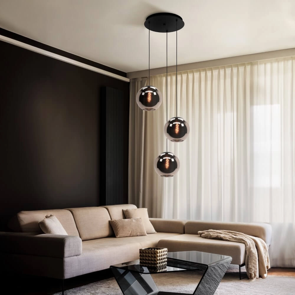 Vide hanglamp Cordoba met roodkoper glas Stars of Light 9008606222209