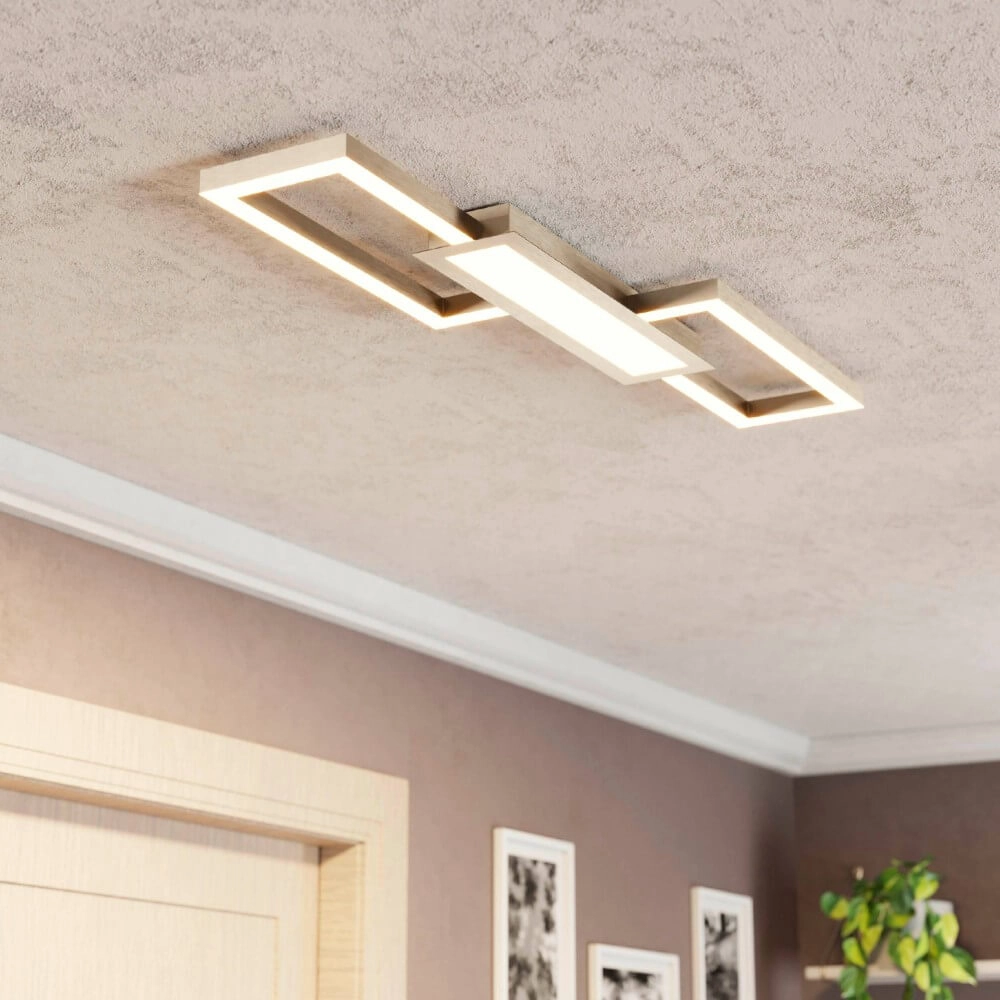 RVS plafondlamp Monirote met led Eglo 9002759997915