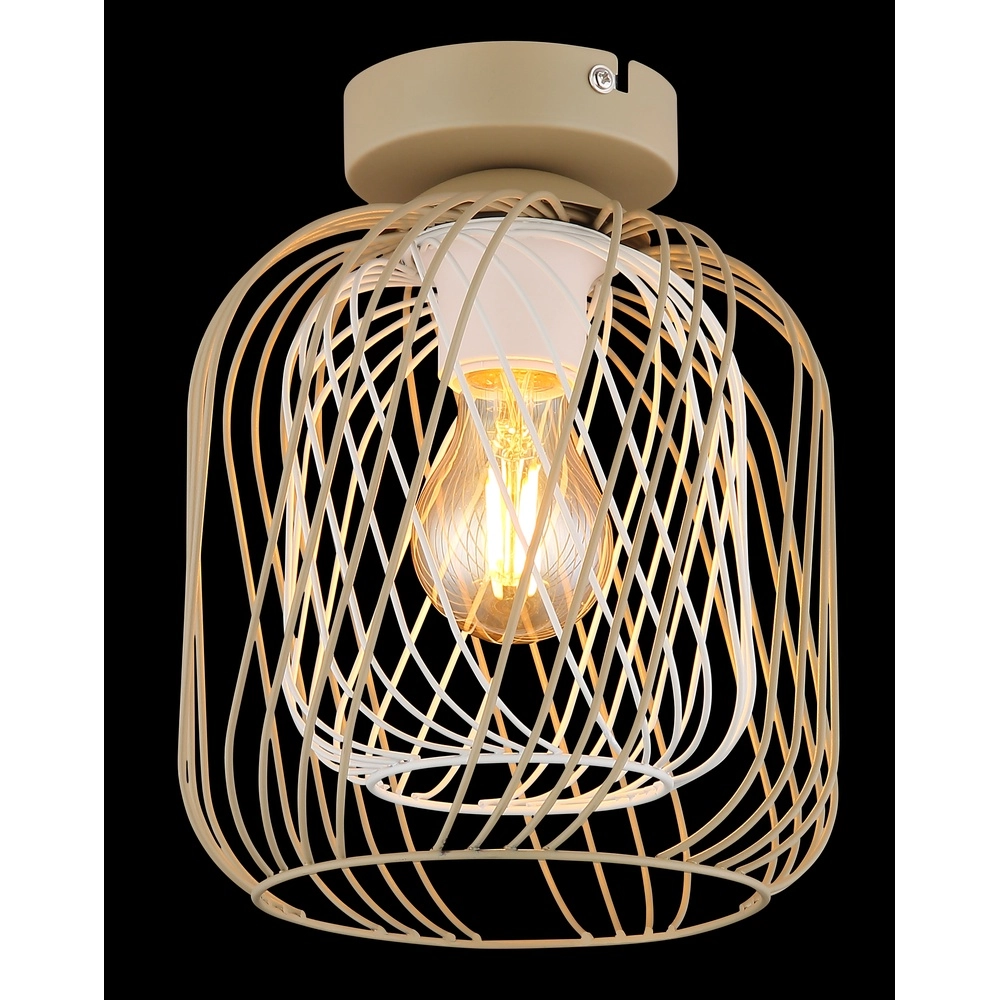 Plafondlamp Dichti zand bruin Globo 9007371533336