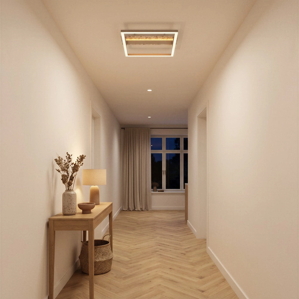 Moderne plafondlamp Crispieri grijs vierkant Eglo 9008606403899