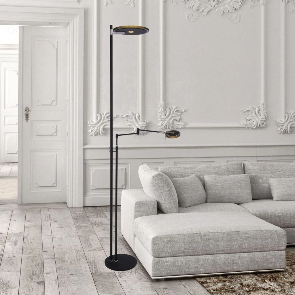 Moderne leeslamp Turound zwart Steinhauer 8712746132106
