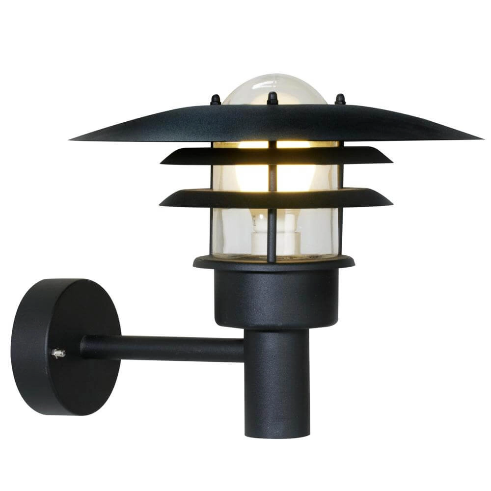 Muurlamp Lonstrup zwart up