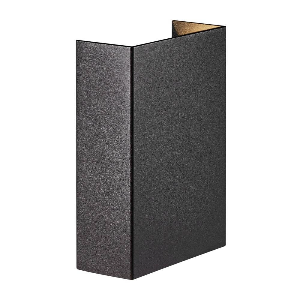 Wandlamp zwart Fold voor aan de kust
