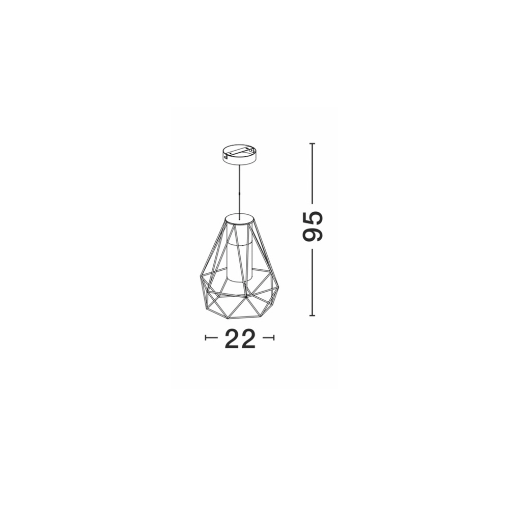Hanglamp Isidora zwart Lyora 5212017413123