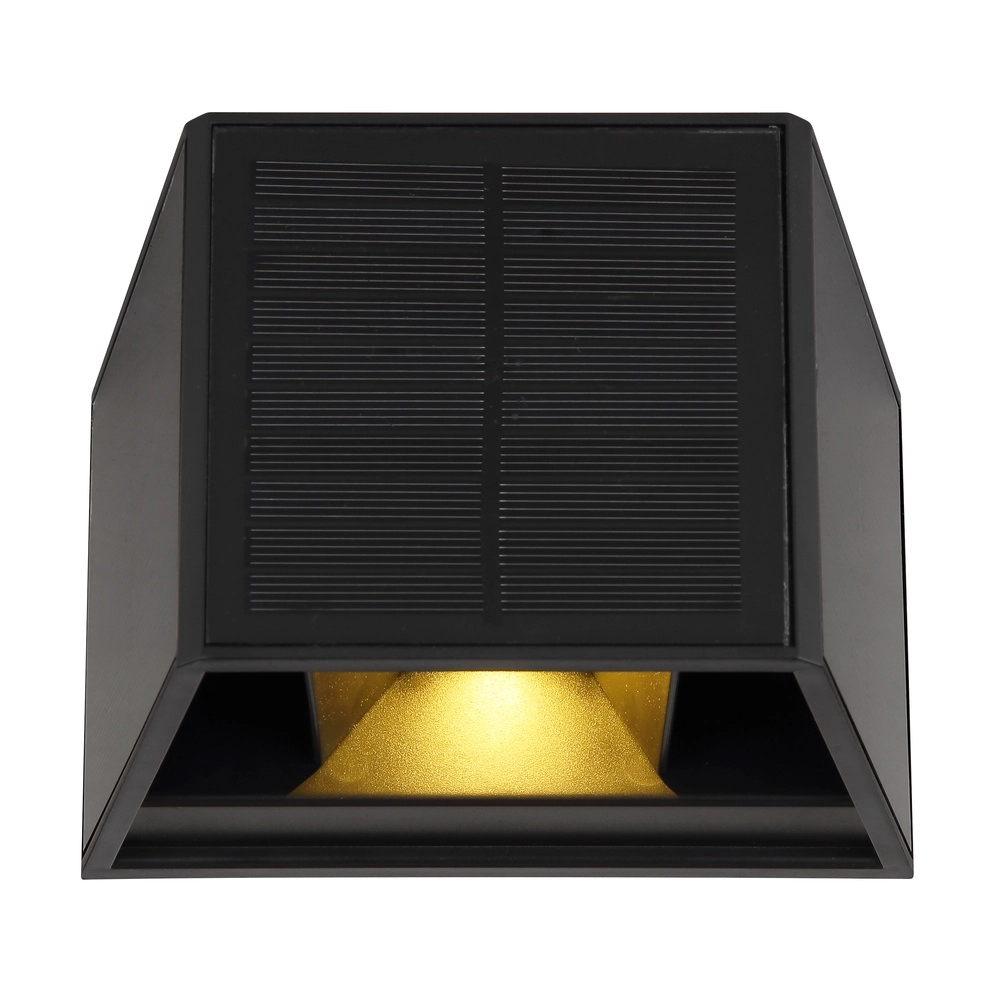 Solar wandlamp Helion zwart Globo 9007371448012