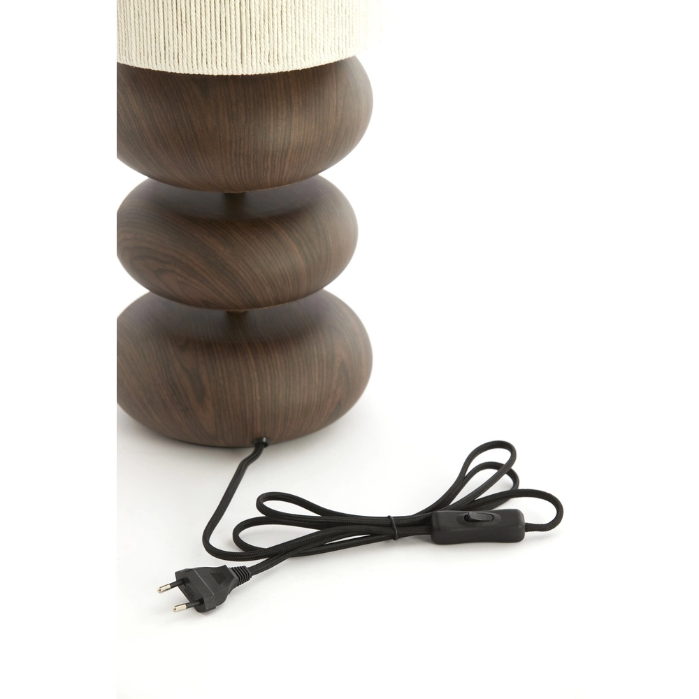 Schemerlamp Danialo 67,5cm - donker hout Light & Living 8717807815219