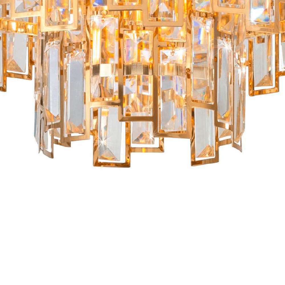 Ø 63cm plafond kroonluchter Calmeilles goud Stars of Light 9002759396114