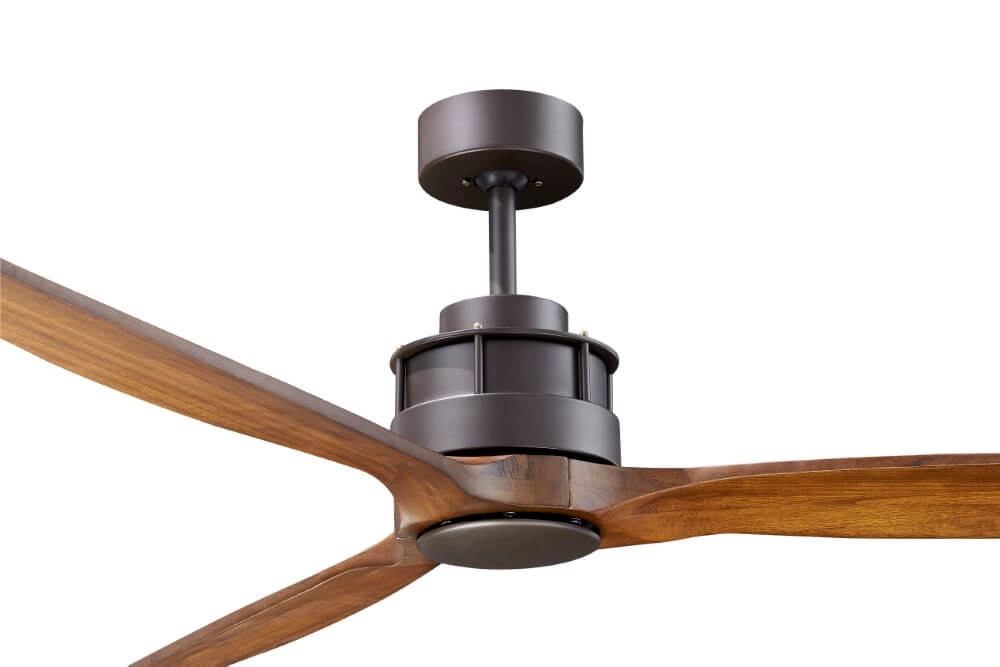 Houten plafondventilator met brons Airfusion Akmani Ø 152cm Beacon 9333509224280