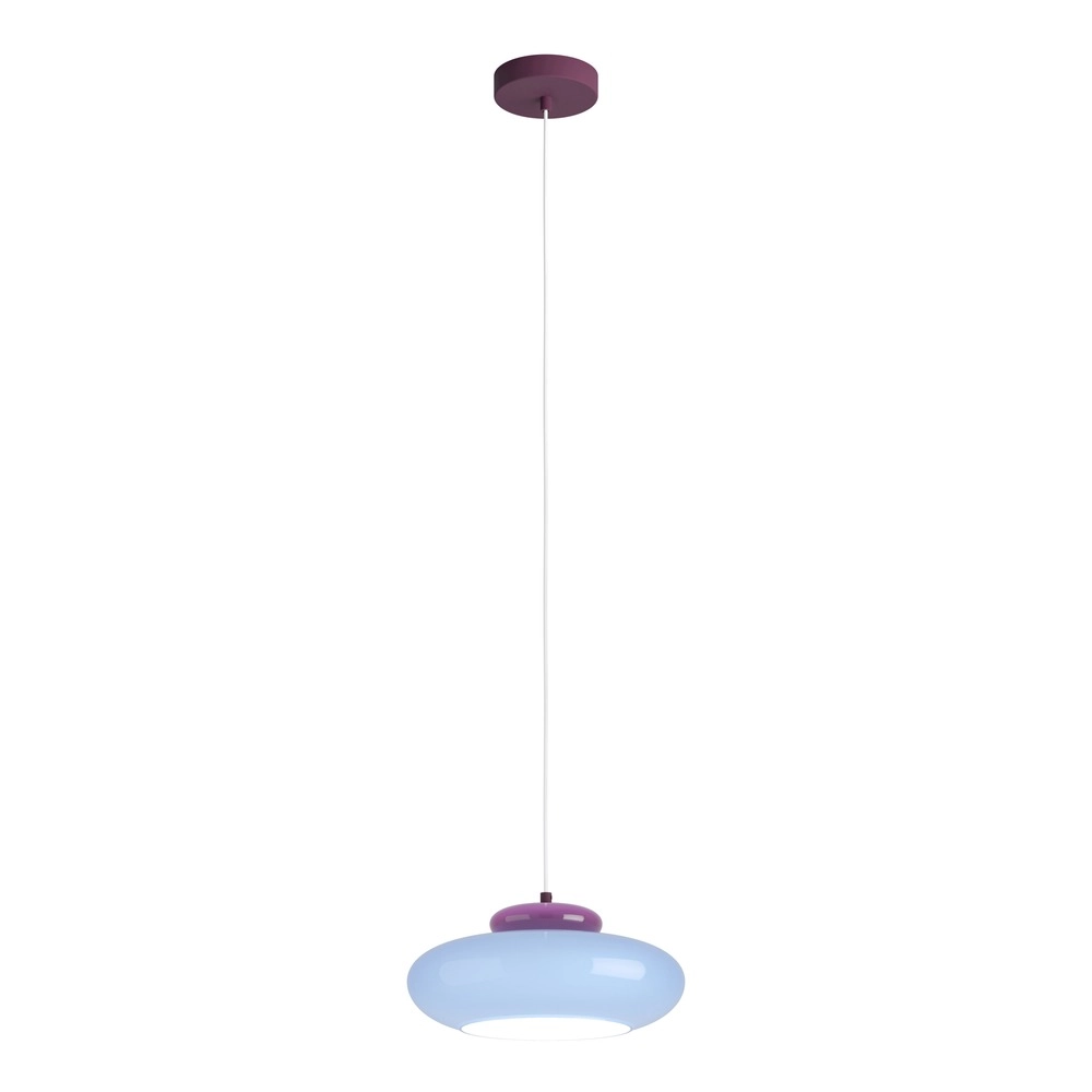 Design hanglamp Berardelli blauw met paars Ø 32cm Eglo 9008606405022