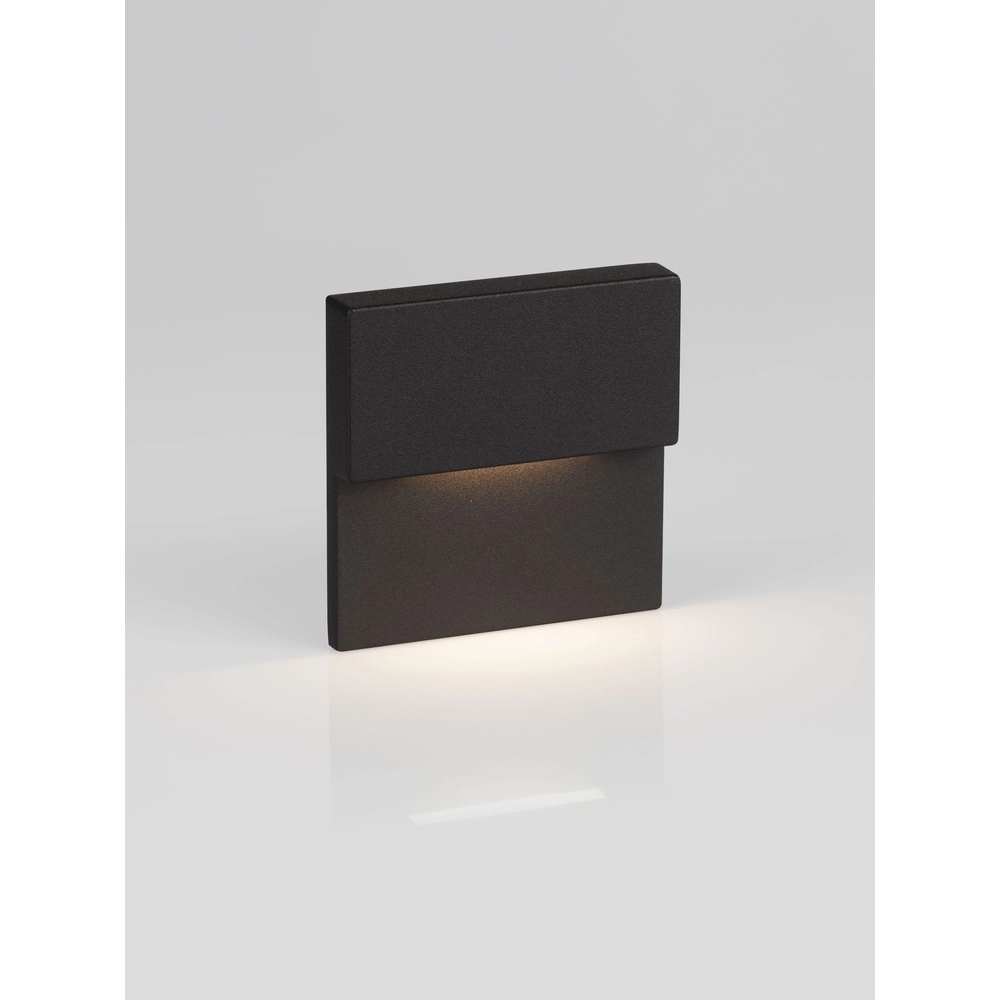 Inbouw wandlamp Dan zwart 3000K Lyora 5212017497482