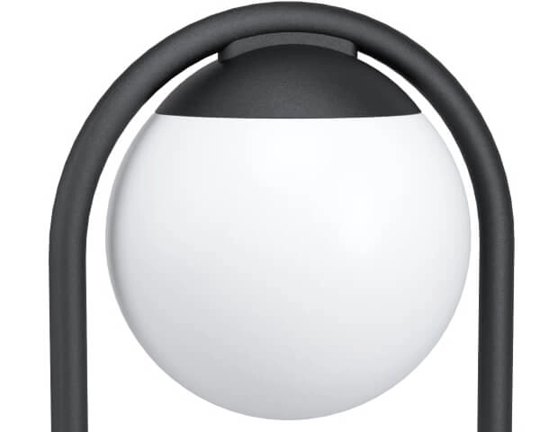 Design bollamp Prata Vecchia 32cm zwart Eglo 9002759987329