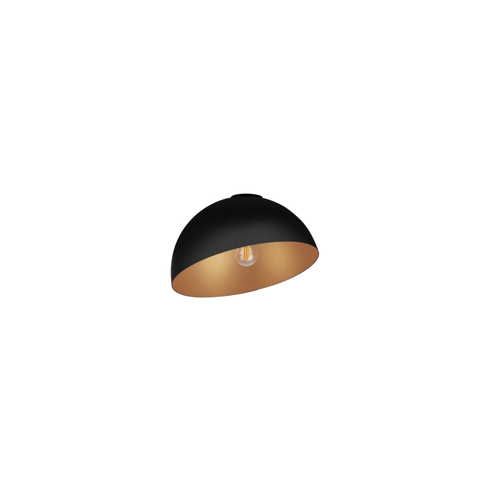 Plafondlamp Onia zwart met goud Ø 29cm Lyora 5212017458148