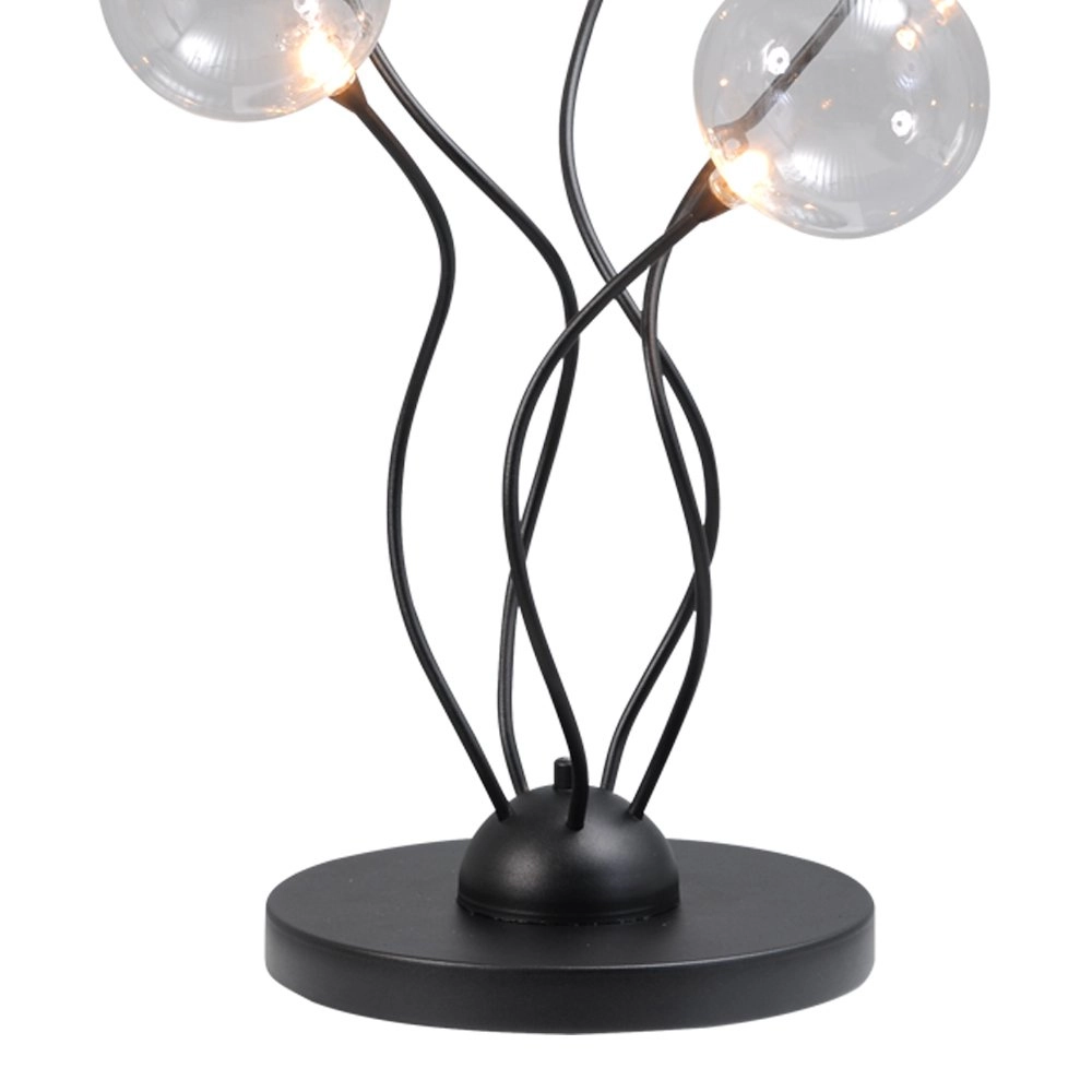 Led tafellamp Gio 5-lichts zwart Masterlight 8718121182124