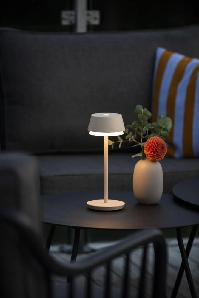 Table lamp Lyon sand color with RGB function KonstSmide 7318307830330