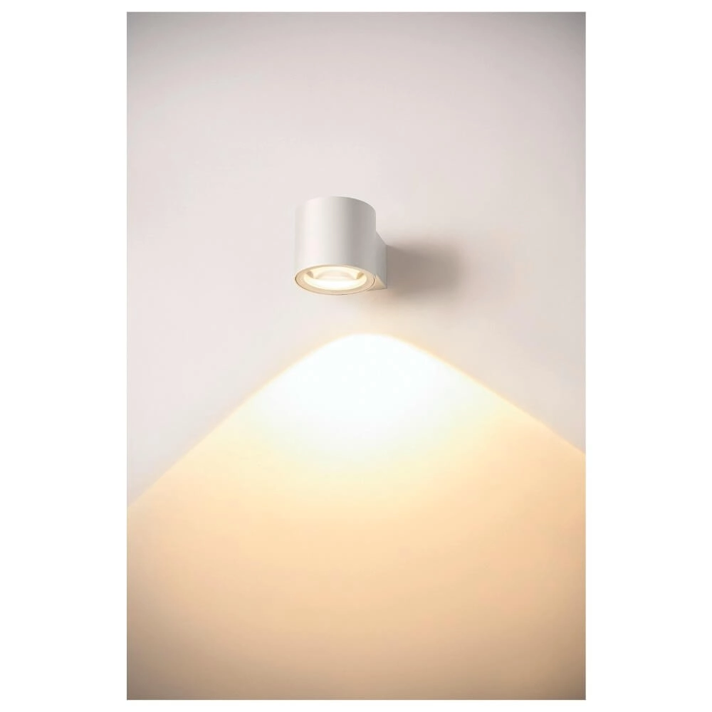 Dim-to-warm muurspot Oculus wit SLV 4024163263870