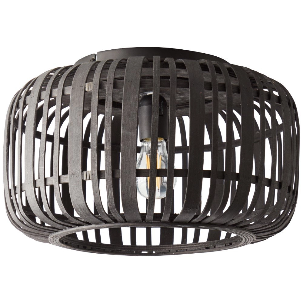 Plafondlamp Woodrow Bamboe Brilliant 4004353377099