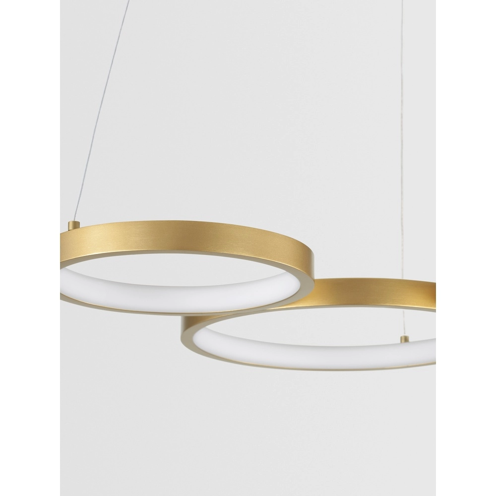 Moderne hanglamp Magnus goud 55cm Lyora 5212017433176
