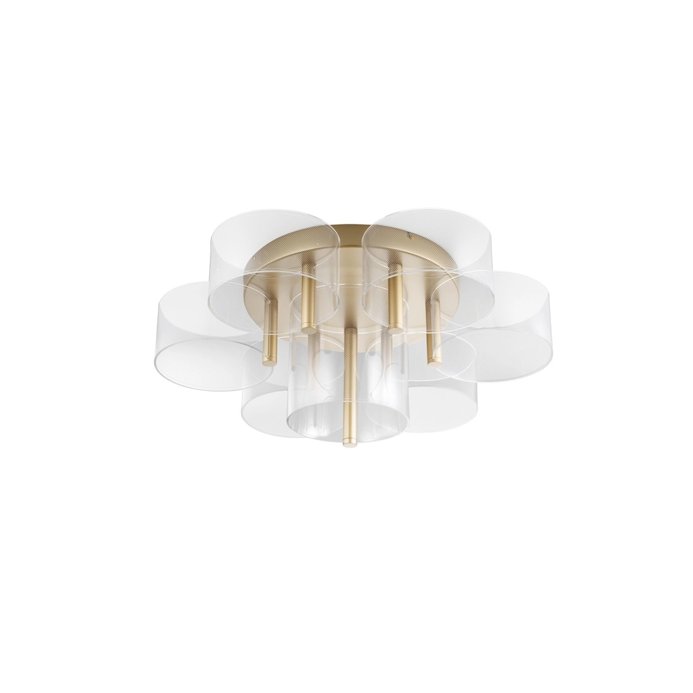 Design plafondlamp Gatlin goud Ø 68cm Lyora 5212017433510