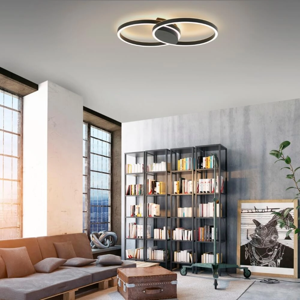 Design plafondlamp Q-Marko rond Paul Neuhaus 4012248366615