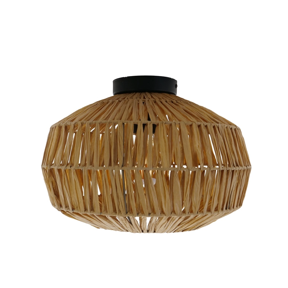 Rotan plafondlamp Sheldon Ø 38cm Eglo 9008606359776