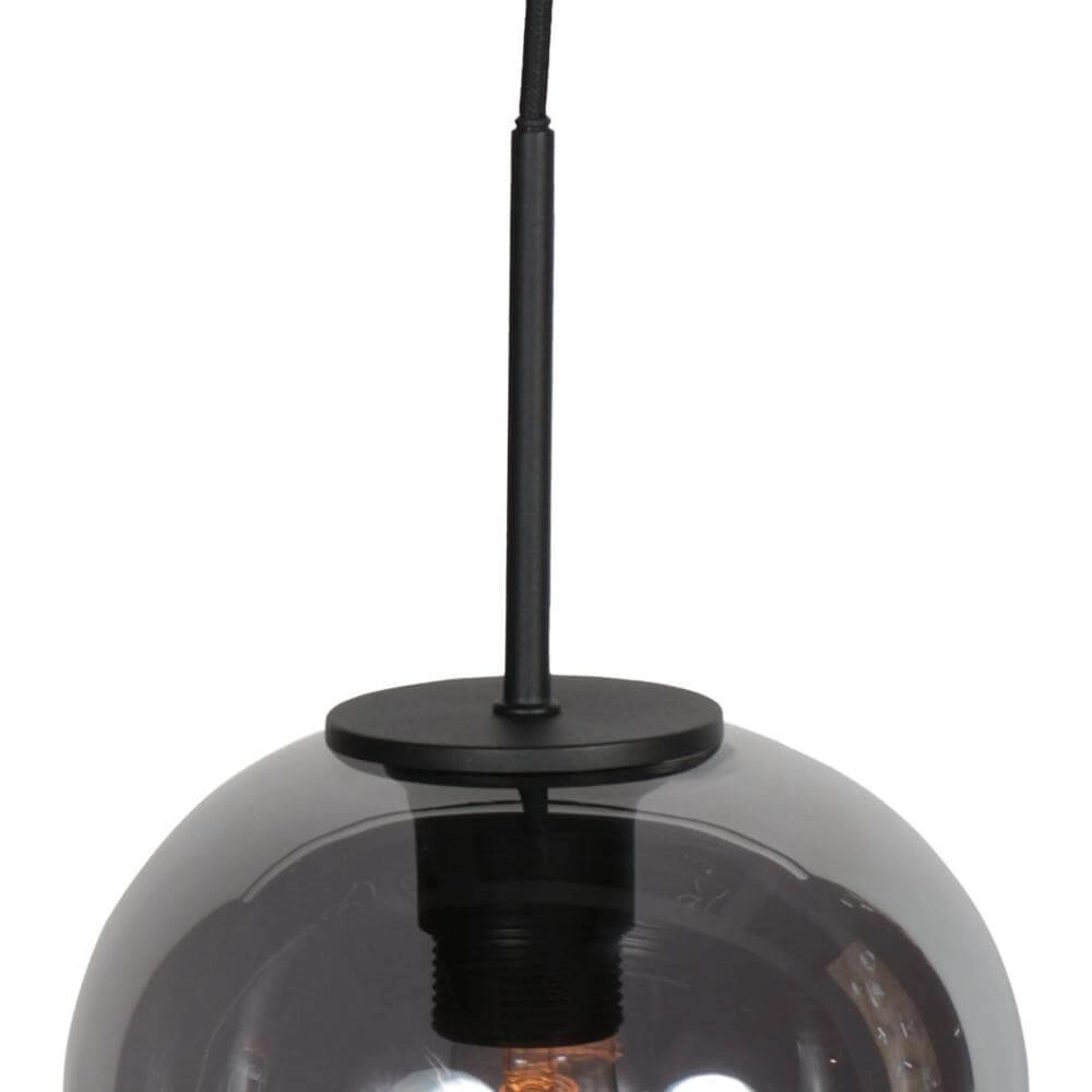 Hanglamp HaloSwap met 1 bol smoke glas Ø 20cm Steinhauer 8712746179736