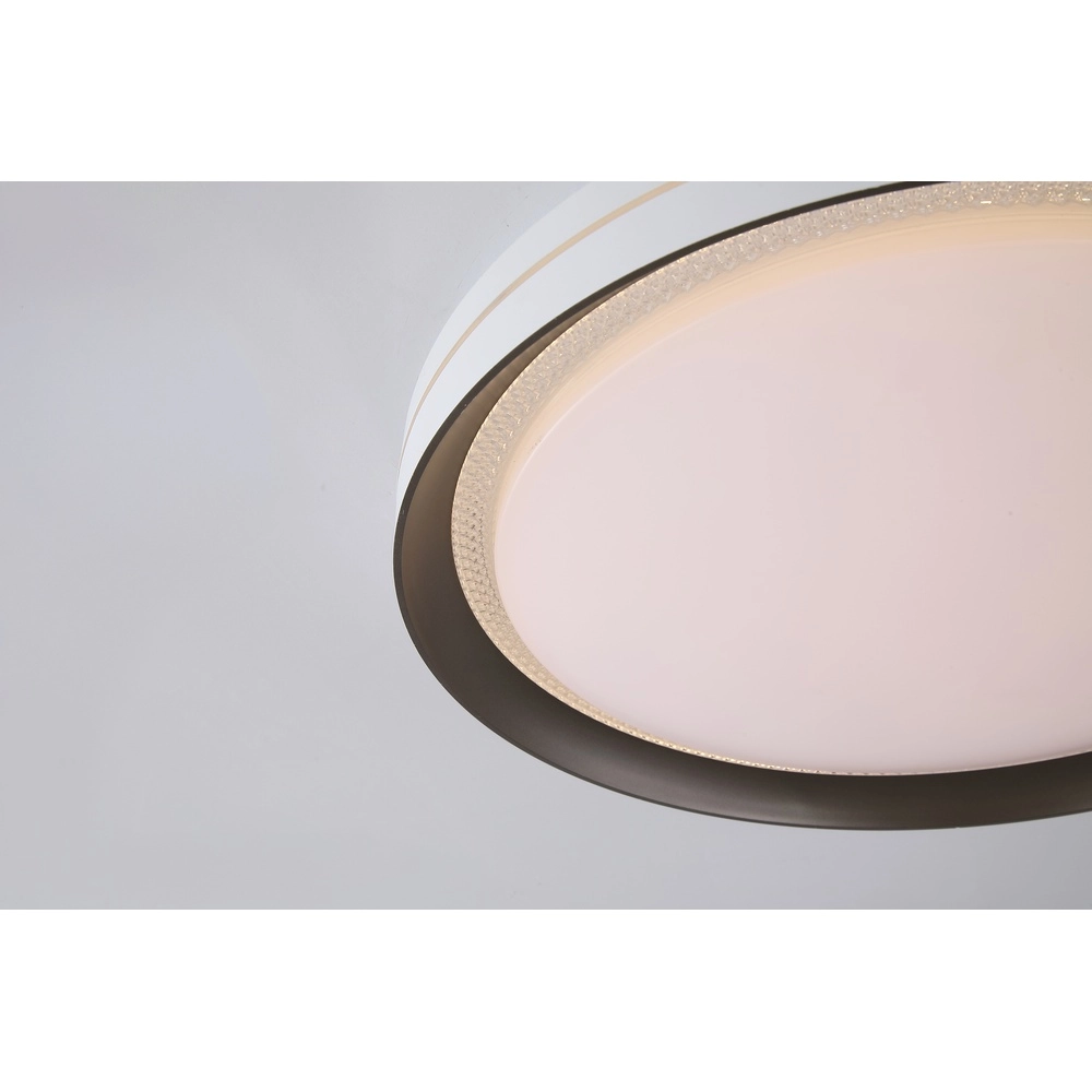 Plafonniere Saucer wit Searchlight 5053423299570