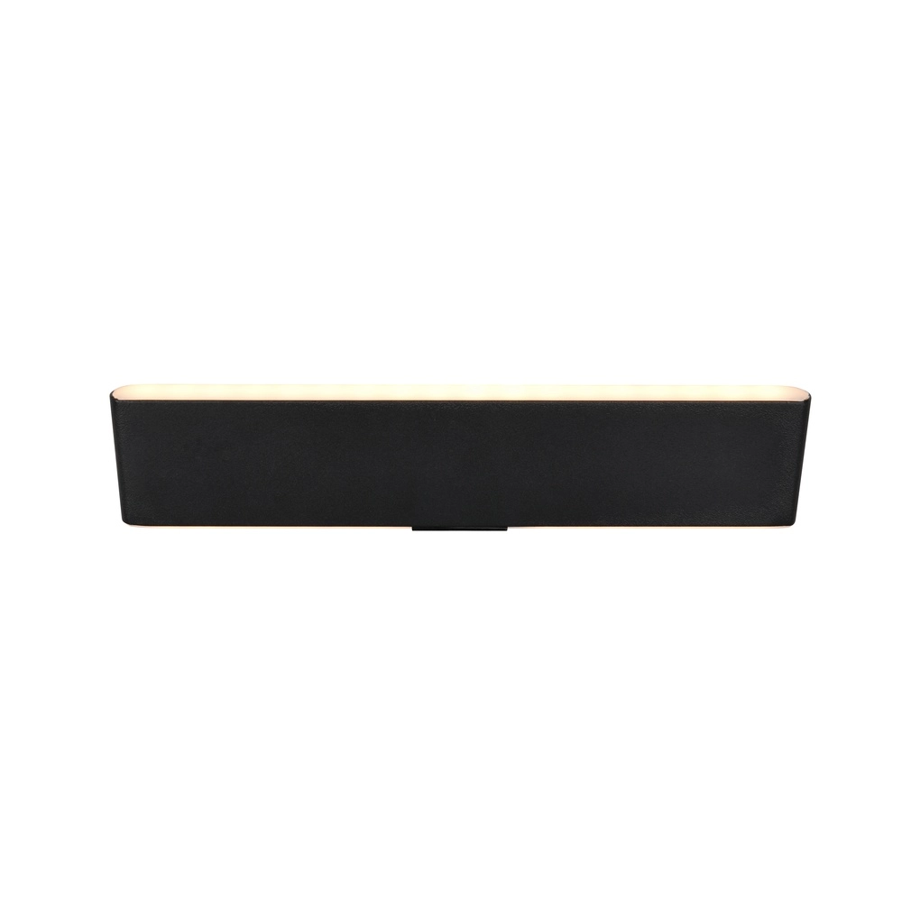 Moderne wandlamp Conchita zwart 32cm Trio 4017807655643