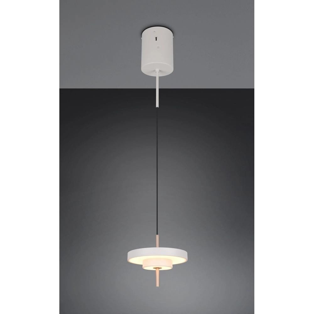 Design hanglamp Keaton wit Ø 20cm