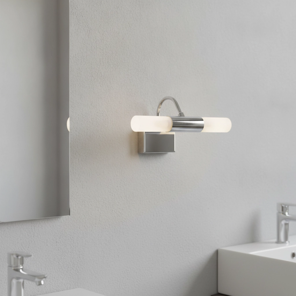 Wandlamp Dritto chroom